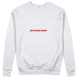 God's Favorite Creation Sweatshirt - Beyaz - ön görünüm