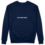 God's Favorite Creation Sweatshirt - Lacivert - ön görünüm