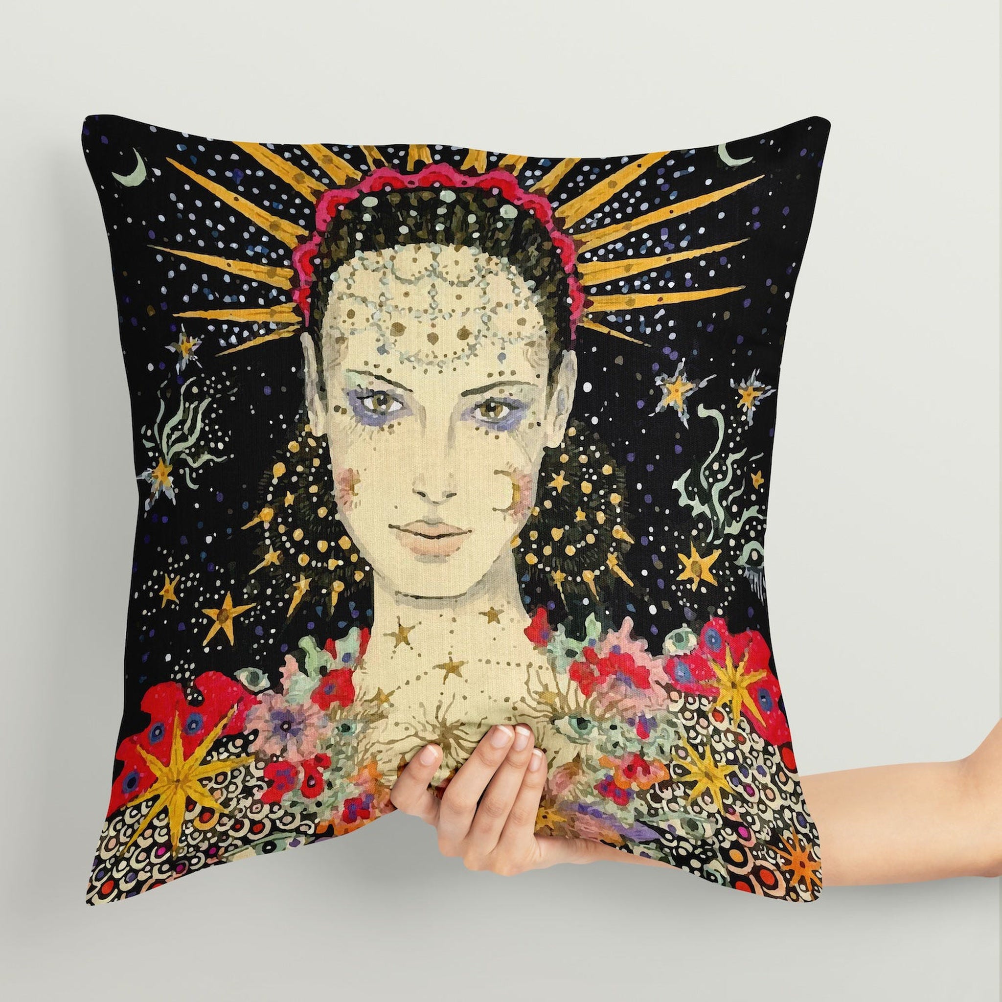 Goddess Çift Taraflı Kırlent Kılıfı 2 Adet