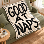 Good at Naps Polar TV Battaniyesi — Çapraz görünüm