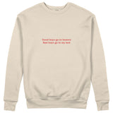 Good Boys & Bad Boys Sweatshirt - Bej - ön görünüm