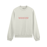 Good Boys & Bad Boys Oversize Sweatshirt - Beyaz - ön görünüm