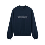 Good Boys & Bad Boys Oversize Sweatshirt - Lacivert - ön görünüm