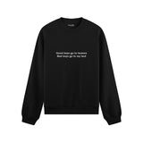 Good Boys & Bad Boys Oversize Sweatshirt - Siyah - ön görünüm