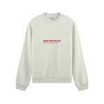 Good Handjob Tip Oversize Sweatshirt - Beyaz - ön görünüm