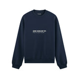 Good Handjob Tip Oversize Sweatshirt - Lacivert - ön görünüm