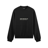 Good Handjob Tip Oversize Sweatshirt - Siyah - ön görünüm