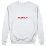 Good Handjob Tip Sweatshirt - Beyaz - ön görünüm