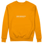 Good Handjob Tip Sweatshirt - Turuncu - ön görünüm