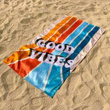 Good Vibes / Retro Plaj Havlusu