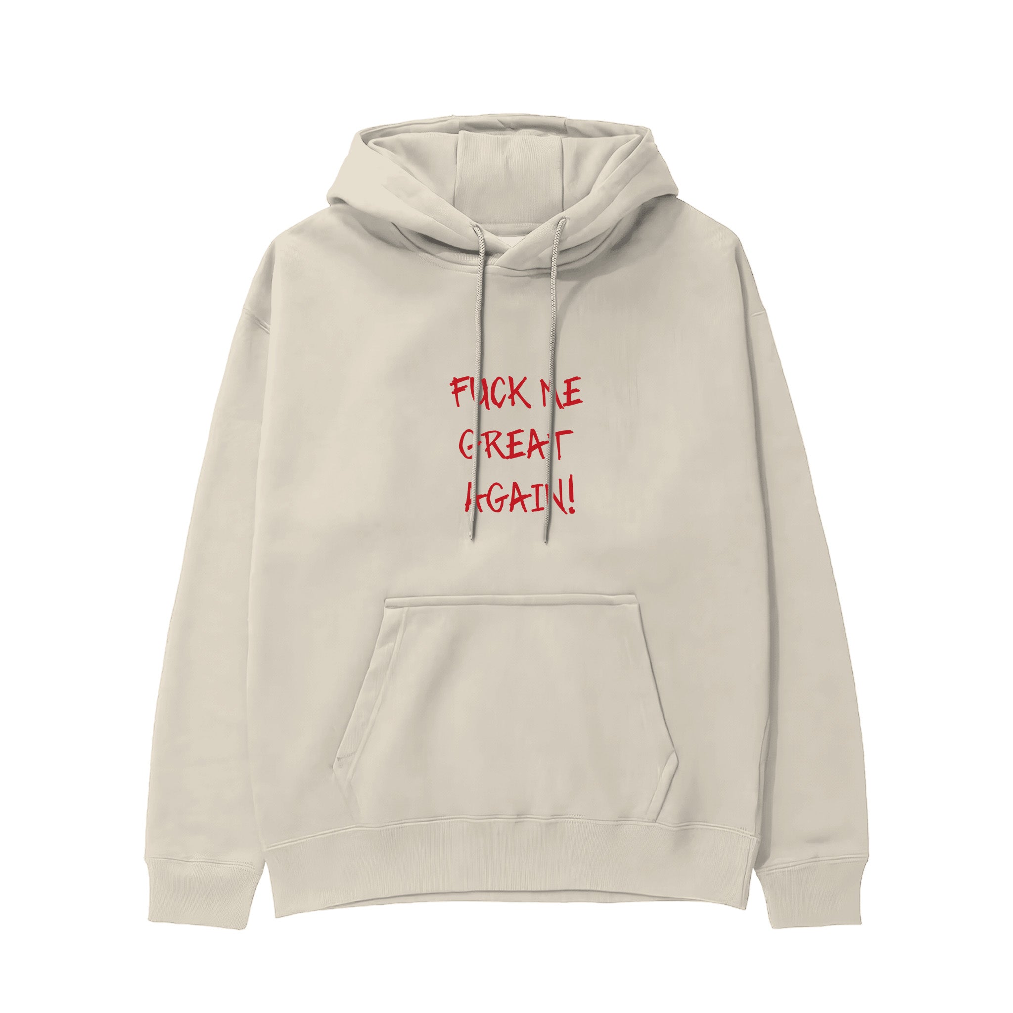 Great Again Hoodie - Krem - ön görünüm