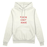 Great Again Oversize Hoodie - Beyaz - ön görünüm