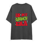 Grinch Era Oversize Tişört Antrasit Arka
