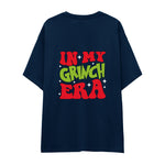 Grinch Era Oversize Tişört Lacivert Arka