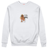 GTA San Andreas Sweatshirt — Beyaz — Ön baskı