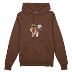 GTA San Andreas Oversize Hoodie — Kahverengi — Ön görünüm