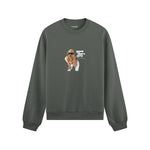 GTA San Andreas Oversize Sweatshirt — Antrasit — Ön görünüm