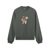 GTA San Andreas Oversize Sweatshirt — Antrasit — Ön görünüm