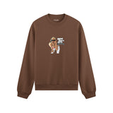 GTA San Andreas Oversize Sweatshirt — Kahverengi — Ön görünüm