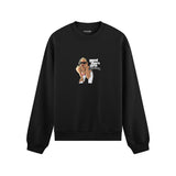 GTA San Andreas Oversize Sweatshirt — Siyah — Ön görünüm