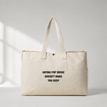 Hating Pop Music Daily Tote Bag – ön görünüm