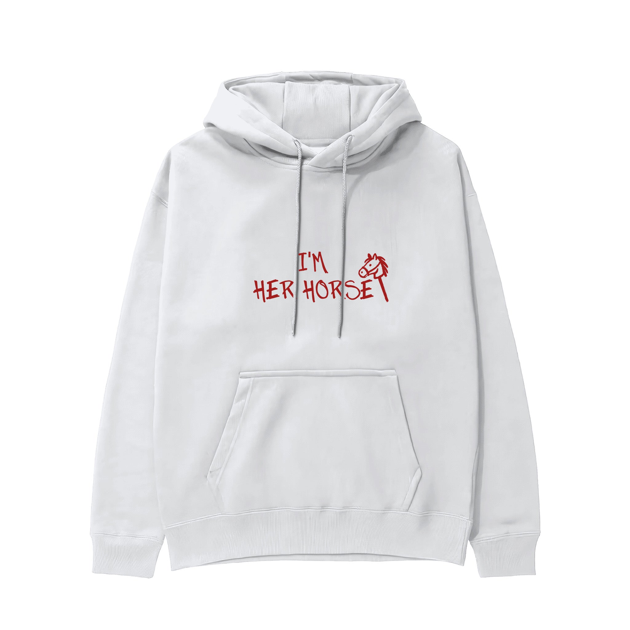 Her Horse Hoodie - Beyaz - ön görünüm