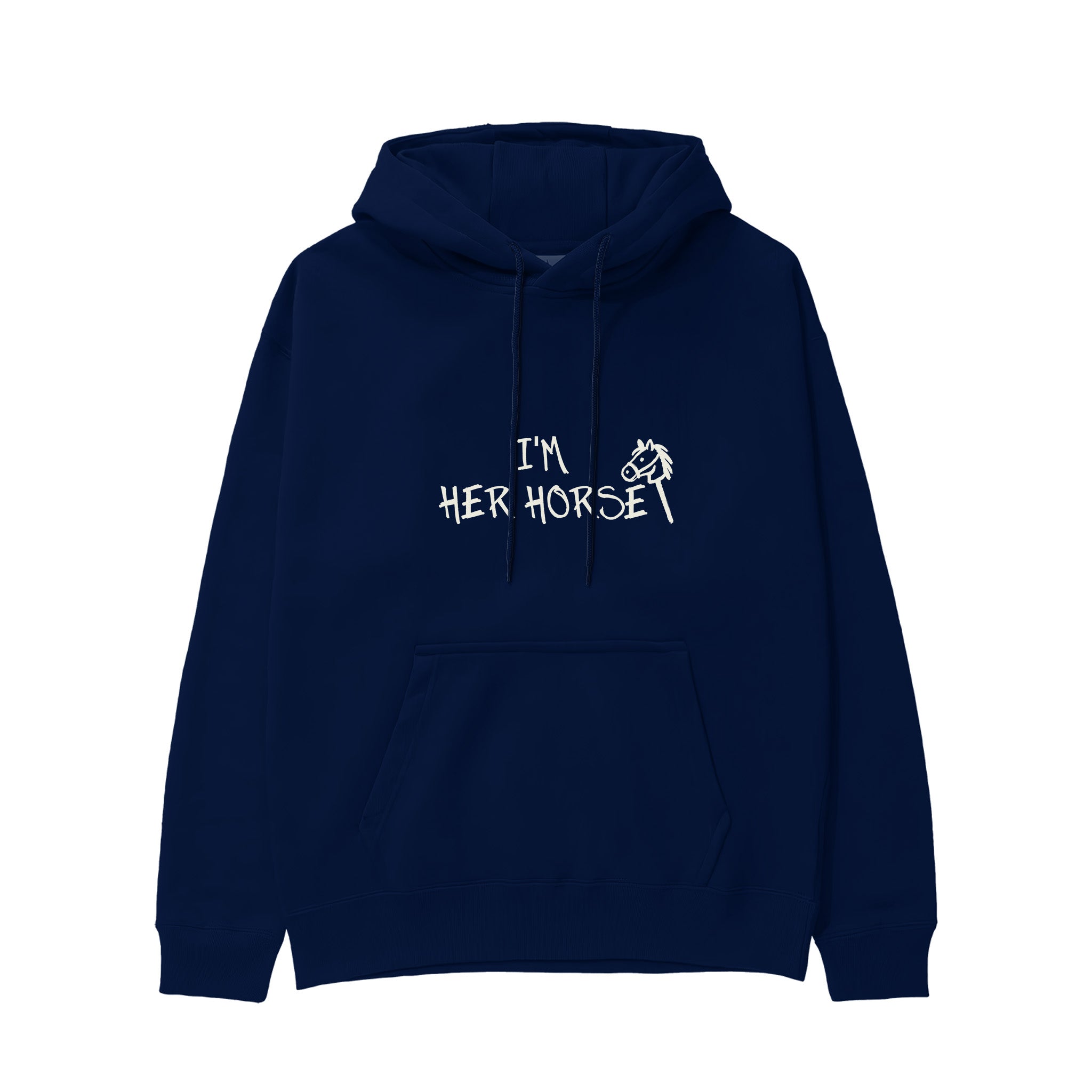 Her Horse Hoodie - Lacivert - ön görünüm