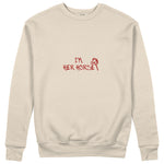 Her Horse Sweatshirt - Bej - ön görünüm