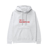 His Favorite Ex Hoodie - Beyaz - ön görünüm