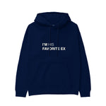 His Favorite Ex Hoodie - Lacivert - ön görünüm