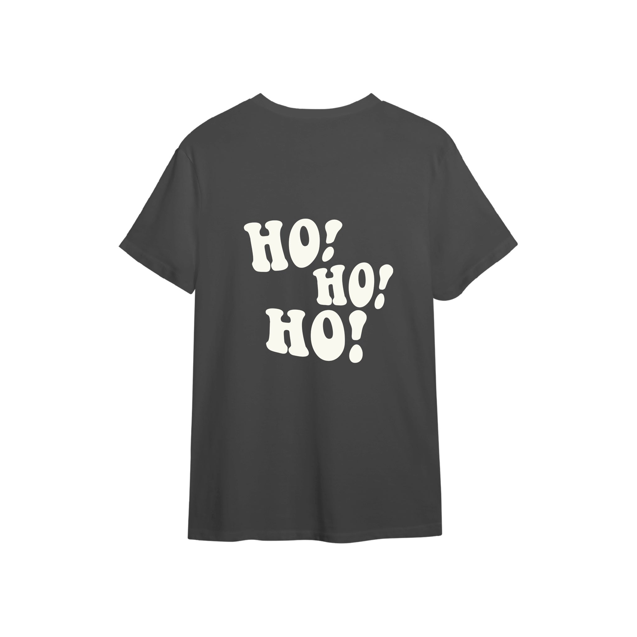 Ho Ho Ho Tişört Antrasit Arka