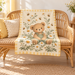 Honey Bear Garden Polar Bebek Battaniyesi — Ana görünüm