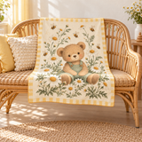 Honey Bear Garden Polar Bebek Battaniyesi — Ana görünüm