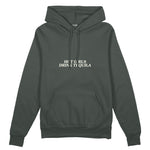 Hot Girls Drink Tequila Oversize Hoodie - Antrasit - ön görünüm