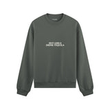 Hot Girls Drink Tequila Oversize Sweatshirt - Antrasit - ön görünüm