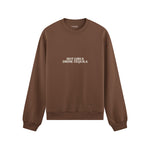 Hot Girls Drink Tequila Oversize Sweatshirt - Kahverengi - ön görünüm
