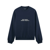 Hot Girls Drink Tequila Oversize Sweatshirt - Lacivert - ön görünüm