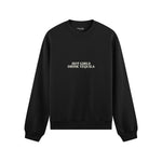 Hot Girls Drink Tequila Oversize Sweatshirt - Siyah - ön görünüm