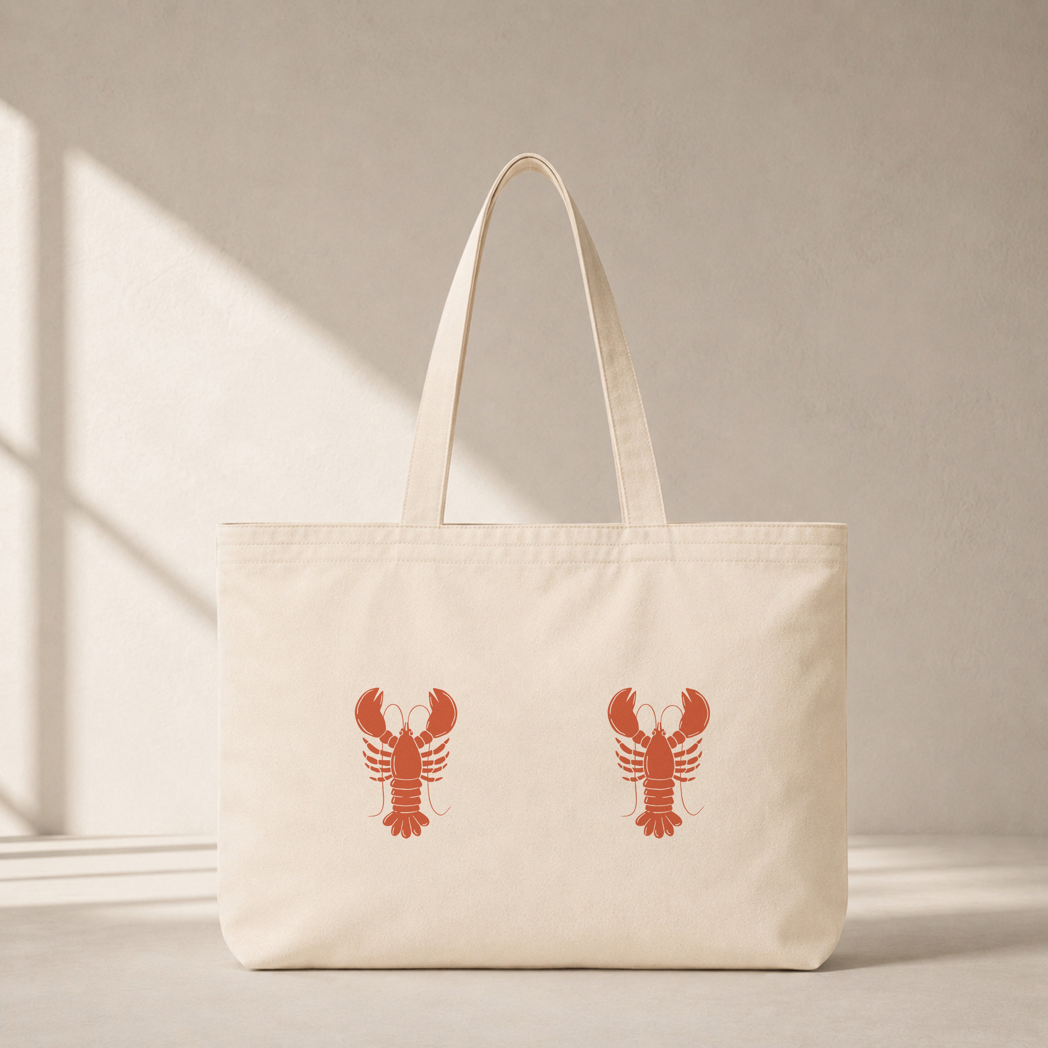 Hot Lobsters Club Tote Bag – ön görünüm