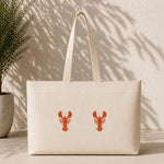 Hot Lobsters Weekend Tote Bag – ön görünüm