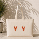 Hot Lobsters Weekend Tote Bag – ön görünüm