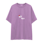 Hot Mess Oversize Tişört Lila Ön