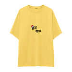 Hot Mess Oversize Tişört Sarı Ön