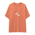 Hot Mess Oversize Tişört Somon Ön