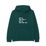 Hotter & Better Hoodie - Koyu Yeşil - ön görünüm