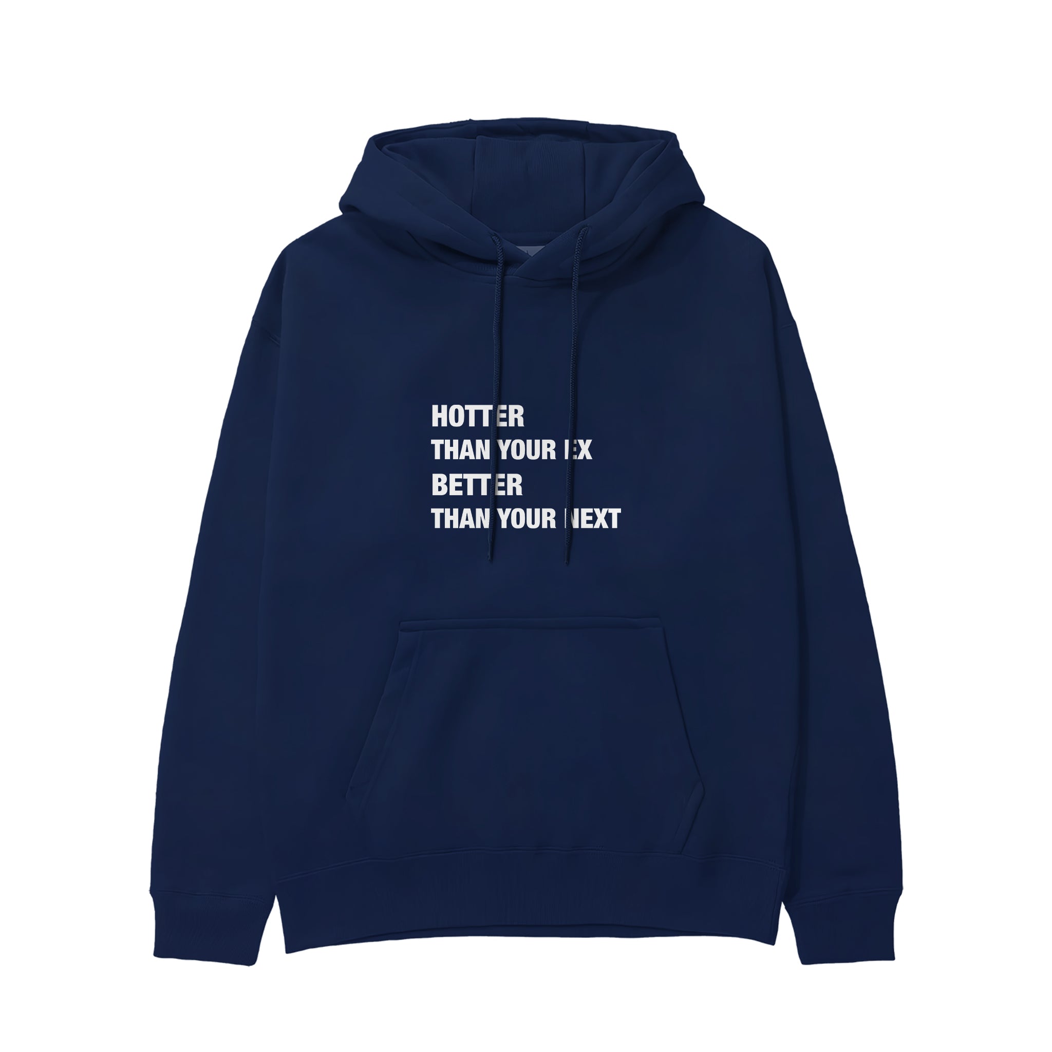 Hotter & Better Hoodie - Lacivert - ön görünüm