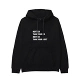 Hotter & Better Hoodie - Siyah - ön görünüm