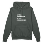 Hotter & Better Oversize Hoodie - Antrasit - ön görünüm