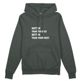 Hotter & Better Oversize Hoodie - Antrasit - ön görünüm