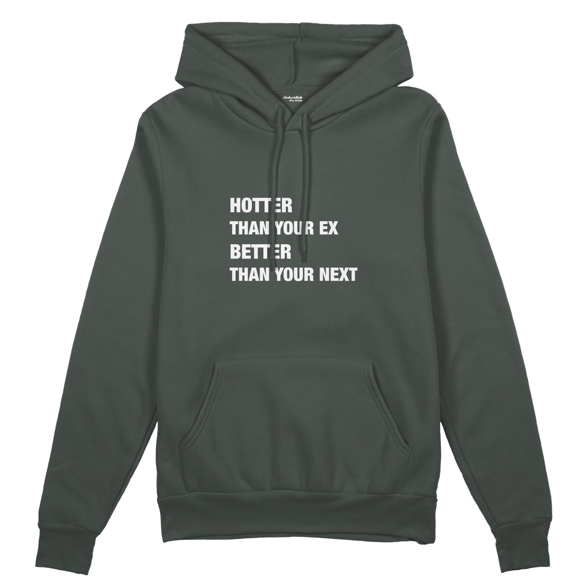 Hotter & Better Oversize Hoodie - Antrasit - ön görünüm